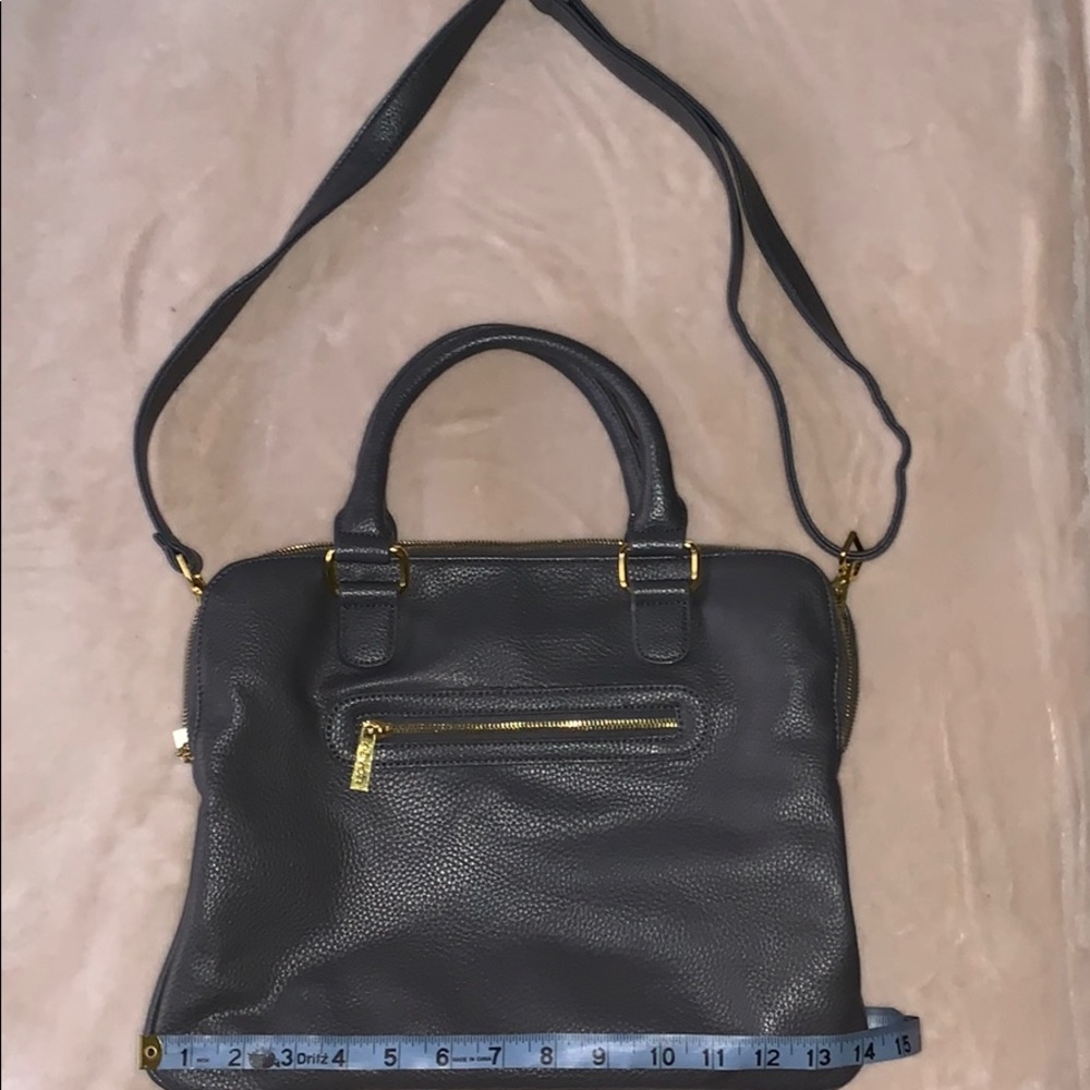 Gray laptop case and purse